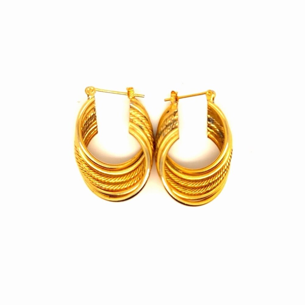 Gold Plated‎ Hoops